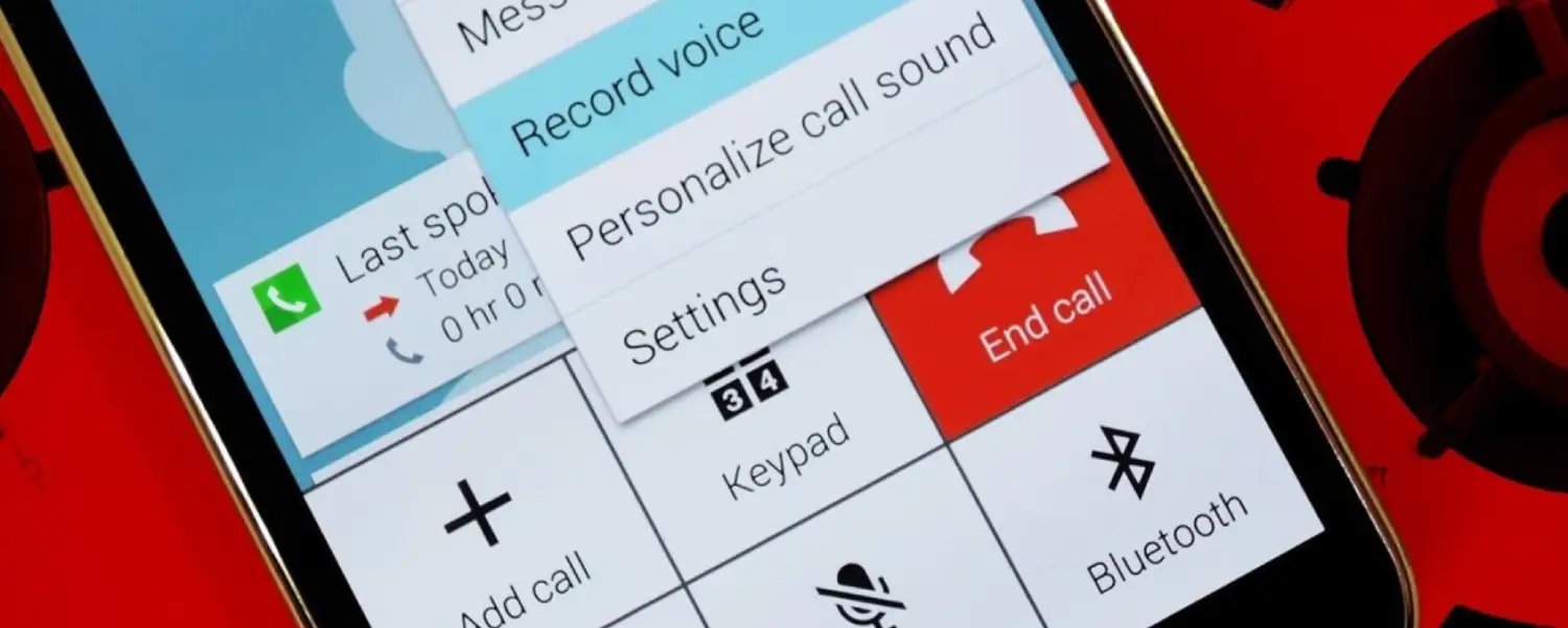 عکس ضبط مکالمات تلفنی گوشی سامسونگ به صورت دستی
