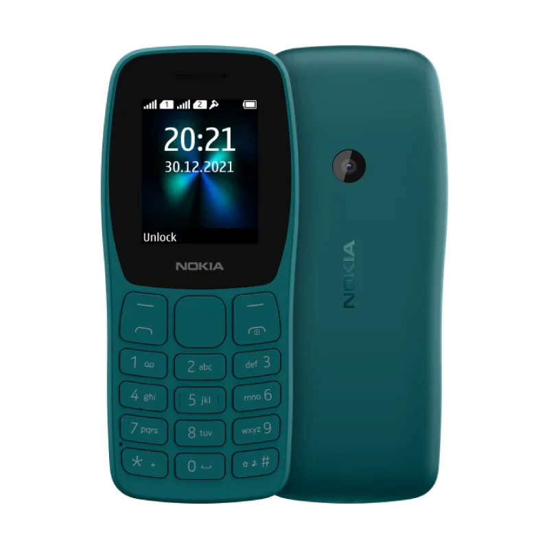 گوشی موبایل نوکیا 110 2022 مدل NEW TA-1468 DS دو سیم‌ کارت ظرفیت 32 مگابایت و رم 4 مگابایت