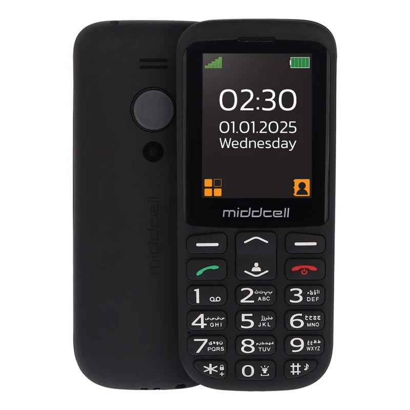 گوشی موبایل میدسل مدل M230 دو سیم کارت ظرفیت 32 مگابایت و رم 32 مگابایت