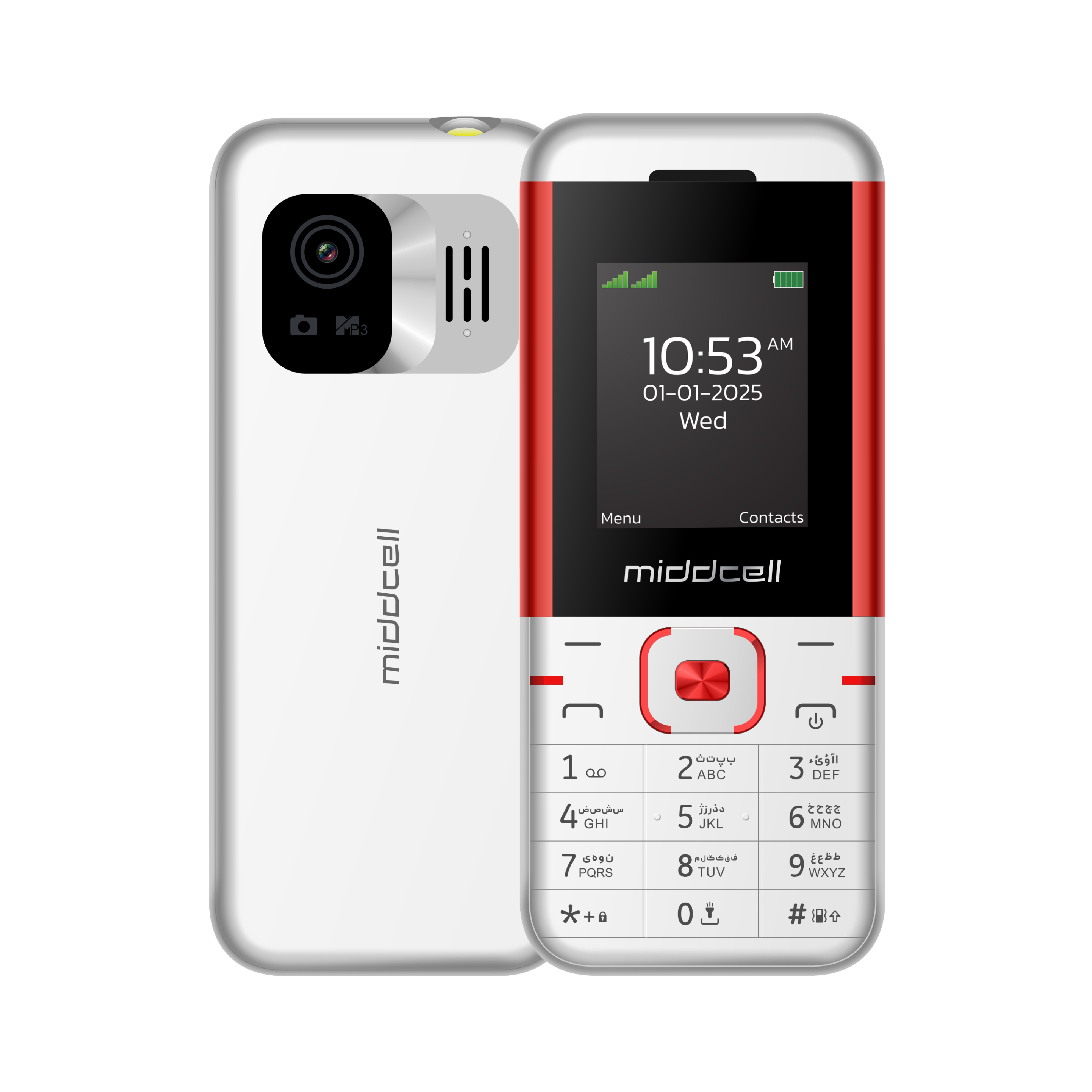 گوشی موبایل میدسل مدل M5310 دو سیم‌کارت ظرفیت 32 مگابایت و رم 32 مگابایت